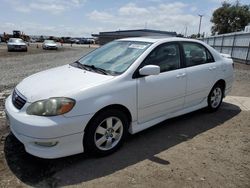 Salvage cars for sale at San Diego, CA auction: 2006 Toyota Corolla CE