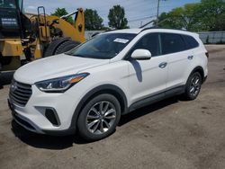 Salvage cars for sale at Moraine, OH auction: 2017 Hyundai Santa FE SE