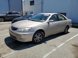 Toyota Camry LE salvage cars for sale: 2005 Toyota Camry LE