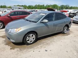 Hyundai salvage cars for sale: 2010 Hyundai Elantra Blue