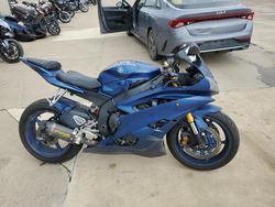 Salvage cars for sale from Copart Wilmer, TX: 2006 Yamaha YZFR6 C