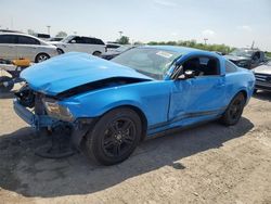 Salvage cars for sale at Indianapolis, IN auction: 2012 Ford Mustang