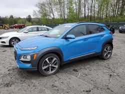 Salvage cars for sale from Copart Candia, NH: 2021 Hyundai Kona Ultimate