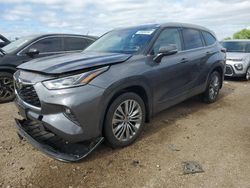 Salvage cars for sale at Elgin, IL auction: 2021 Toyota Highlander Platinum