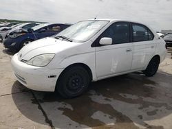 Salvage cars for sale at Grand Prairie, TX auction: 2001 Toyota Prius