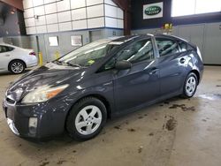 Salvage cars for sale at East Granby, CT auction: 2011 Toyota Prius