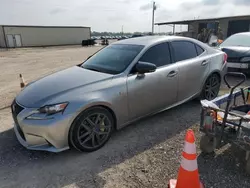 Salvage cars for sale from Copart Temple, TX: 2016 Lexus IS 200T