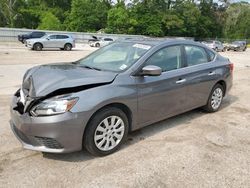 Salvage cars for sale at Greenwell Springs, LA auction: 2017 Nissan Sentra S