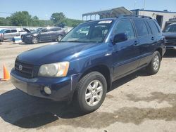 Salvage cars for sale from Copart Lebanon, TN: 2002 Toyota Highlander Limited