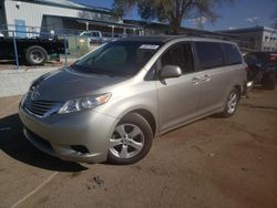 Salvage cars for sale from Copart Albuquerque, NM: 2015 Toyota Sienna LE