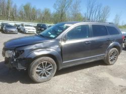 Salvage cars for sale from Copart Leroy, NY: 2018 Dodge Journey SE