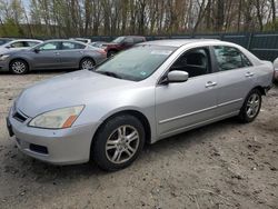 Salvage cars for sale from Copart Candia, NH: 2006 Honda Accord SE