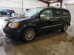 Salvage cars for sale at Avon, MN auction: 2013 Chrysler Town & Country Touring L