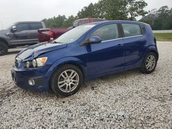 Salvage cars for sale at Houston, TX auction: 2014 Chevrolet Sonic LT