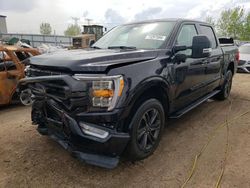 Salvage cars for sale from Copart Elgin, IL: 2021 Ford F150 Supercrew