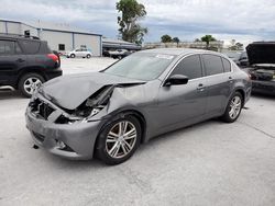 Salvage cars for sale at Tulsa, OK auction: 2010 Infiniti G37