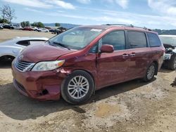 Toyota Sienna xle salvage cars for sale: 2015 Toyota Sienna XLE