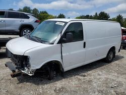 Salvage trucks for sale at Mendon, MA auction: 2013 Chevrolet Express G3500