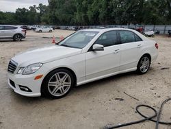 Salvage cars for sale from Copart Ocala, FL: 2011 Mercedes-Benz E 350