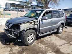 Salvage cars for sale from Copart Albuquerque, NM: 2003 Lexus GX 470