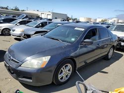 Salvage cars for sale at Martinez, CA auction: 2006 Honda Accord SE