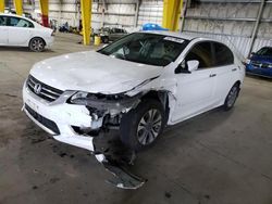 Salvage cars for sale at Woodburn, OR auction: 2013 Honda Accord LX
