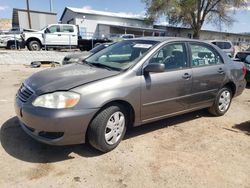 Salvage cars for sale at Albuquerque, NM auction: 2007 Toyota Corolla CE