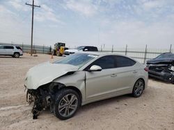 Salvage cars for sale at Andrews, TX auction: 2017 Hyundai Elantra SE