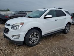 Salvage cars for sale from Copart Kansas City, KS: 2017 Chevrolet Equinox Premier