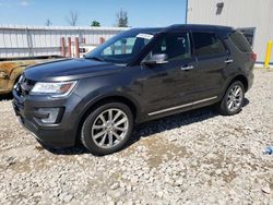 Ford Explorer Limited salvage cars for sale: 2017 Ford Explorer Limited