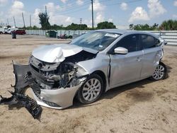 Salvage cars for sale at Miami, FL auction: 2016 Nissan Sentra S