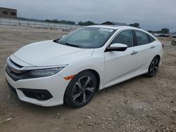 Salvage cars for sale at Kansas City, KS auction: 2017 Honda Civic Touring