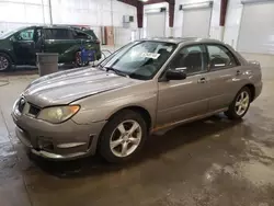 Salvage cars for sale at Avon, MN auction: 2006 Subaru Impreza 2.5I