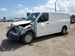 Salvage trucks for sale at Miami, FL auction: 2017 Nissan NV 1500 S