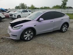 Tesla salvage cars for sale: 2024 Tesla Model Y