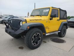 Vehiculos salvage en venta de Copart Grand Prairie, TX: 2015 Jeep Wrangler Sport