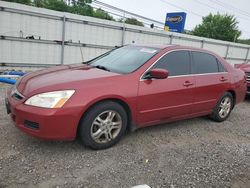 Salvage cars for sale at Walton, KY auction: 2007 Honda Accord SE