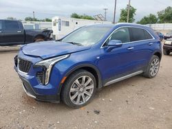 Salvage cars for sale at Oklahoma City, OK auction: 2021 Cadillac XT4 Premium Luxury