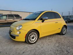 Salvage cars for sale at Haslet, TX auction: 2012 Fiat 500 Lounge