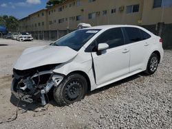 Toyota Corolla le Vehiculos salvage en venta: 2021 Toyota Corolla LE