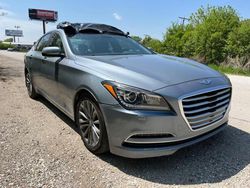 Salvage cars for sale at Dyer, IN auction: 2015 Hyundai Genesis 3.8L