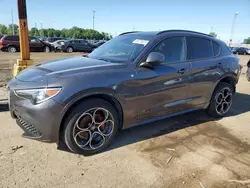 Salvage cars for sale at auction: 2022 Alfa Romeo Stelvio TI