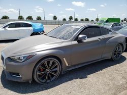 Salvage cars for sale at Miami, FL auction: 2019 Infiniti Q60 RED Sport 400