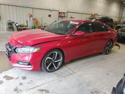 Honda salvage cars for sale: 2018 Honda Accord Sport