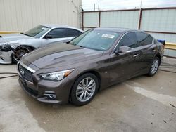 Salvage cars for sale at Haslet, TX auction: 2015 Infiniti Q50 Base