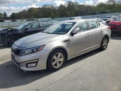 Salvage cars for sale from Copart Assonet, MA: 2015 KIA Optima LX