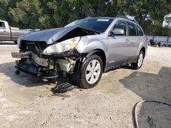Salvage cars for sale from Copart Ocala, FL: 2010 Subaru Outback 2.5I Premium