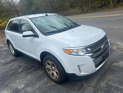 Salvage cars for sale at North Billerica, MA auction: 2014 Ford Edge SEL