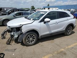 Salvage cars for sale at Woodhaven, MI auction: 2022 Mitsubishi Eclipse Cross ES