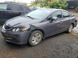 Honda salvage cars for sale: 2013 Honda Civic LX